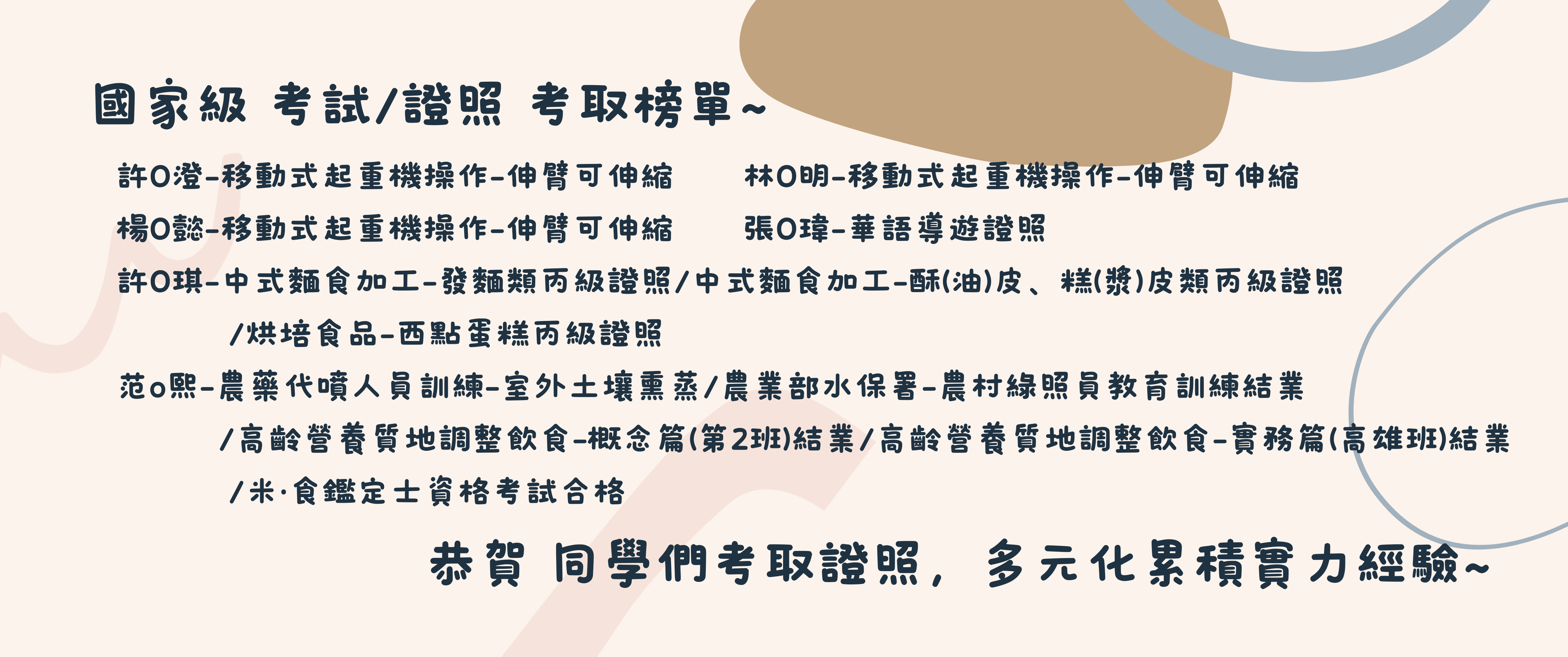 Link to 國家級 考試證照 考取榜單1150429